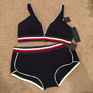 tommy hilfiger bralette and thong set